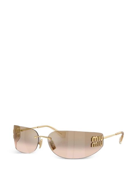 Miu Miu Eyewear Aube sunglasses - Gold - zdjęcie produktu nr 2