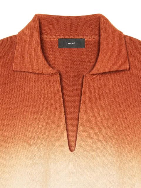 Alanui Shades of Shore long-sleeve sweater - Orange