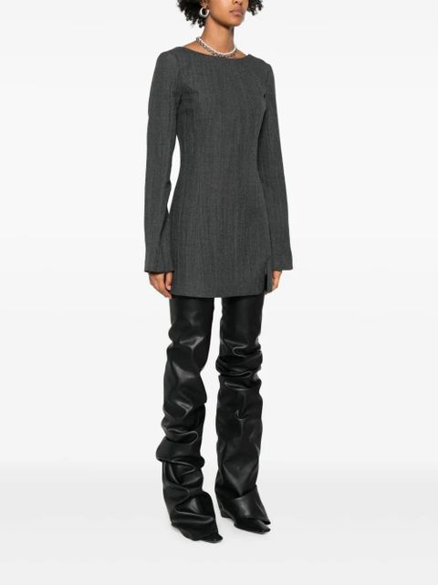 OUR LEGACY Firm mini dress - Grey