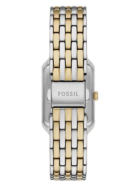 Fossil zegarek i bransoletka kolor srebrny ES5376SET