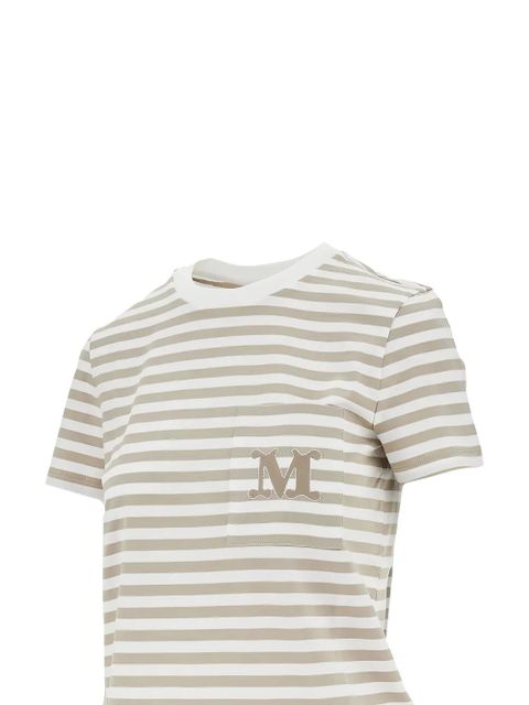 Max Mara striped pocket T-shirt - White - zdjęcie produktu nr 2