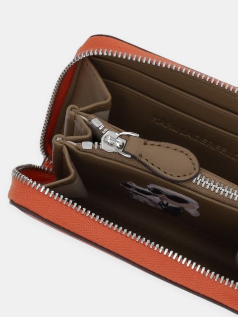 Karl Lagerfeld portfel IKON damski kolor pomarańczowy B1W32005 - zdjęcie produktu nr 2
