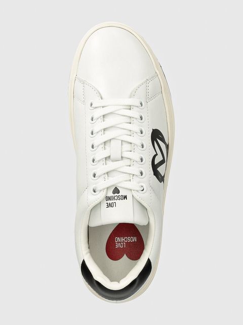 Love Moschino sneakersy skórzane