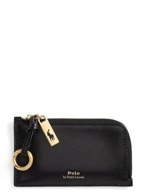 Polo Ralph Lauren portfel skórzany damski kolor czarny 427P04988 - zdjęcie produktu nr 1