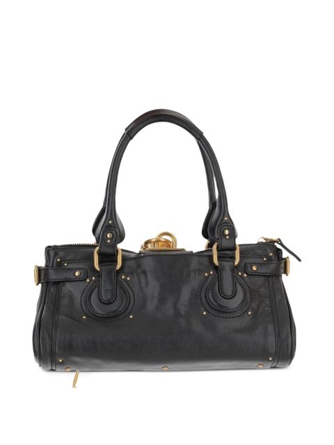 Chloé Paddington leather bag - Black - zdjęcie produktu nr 2