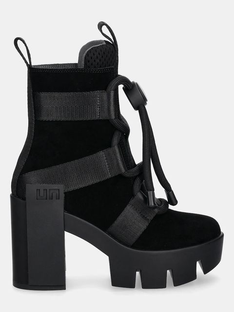 United Nude botki Grip Nomad Mid II damskie kolor czarny na słupku 107640157