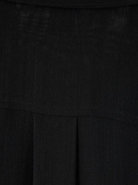 TOTEME lavallière long-sleeve shirt - Black