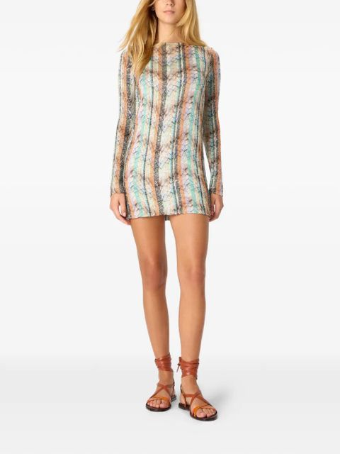 Missoni long-sleeve mini dress - Neutrals - zdjęcie produktu nr 2