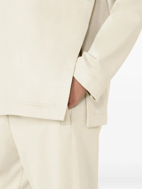 Max Mara embossed-logo sweatshirt - Neutrals