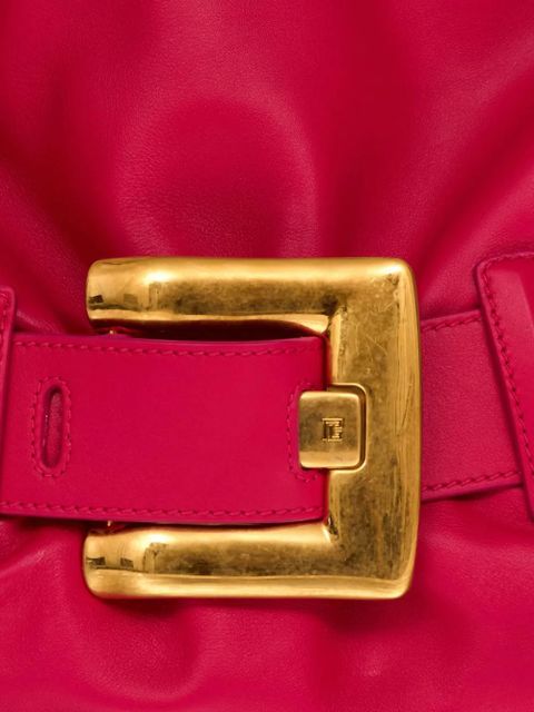 Balmain medium Anthem letaher shoulder bag - Pink