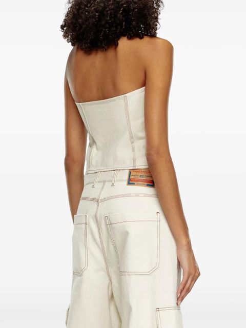 Diesel De-Ville strapless top - White