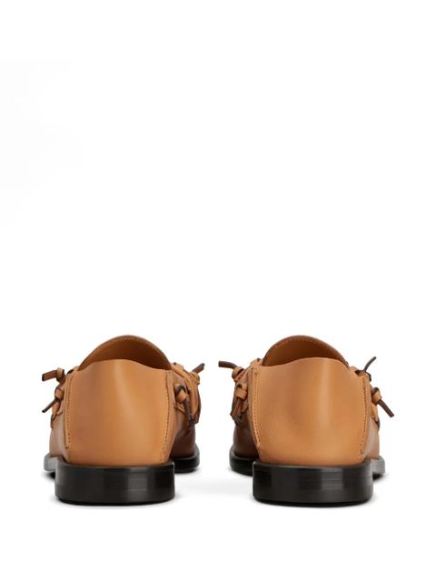 Tod's braided loafers - Brown