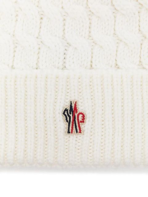 Moncler Grenoble pompom beanie - White - zdjęcie produktu nr 2