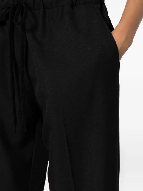 MM6 Maison Margiela single-stitch cropped trousers - Black