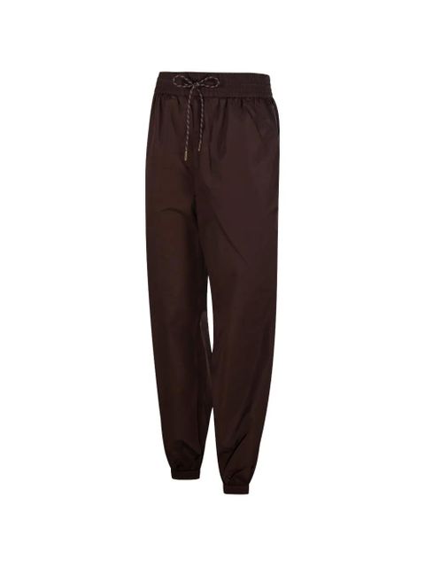 ZIMMERMANN drawstring elasticated-cuff track pants - Brown - zdjęcie produktu nr 2