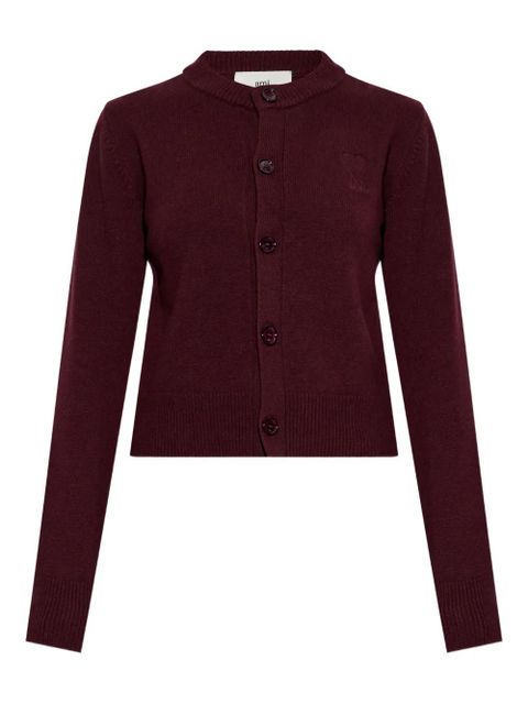 AMI Paris button embroidered cardigan - zdjęcie produktu nr 1