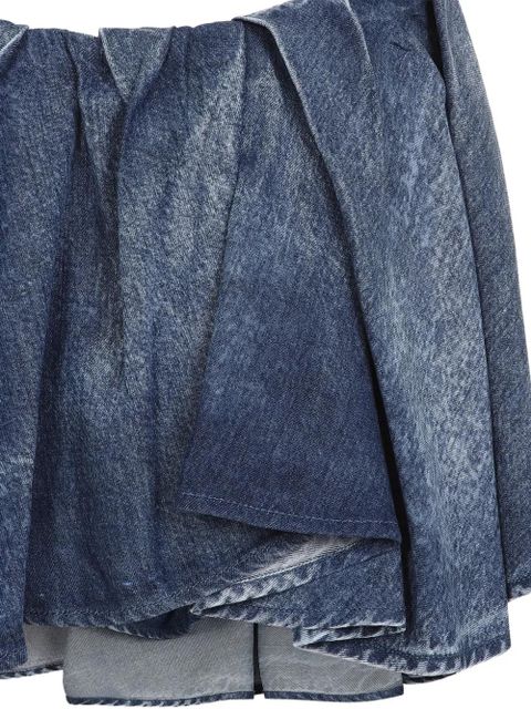 Diesel asymmetric denim skirt - Blue