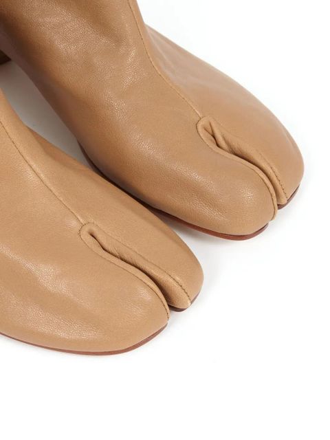 Maison Margiela Tabi 30mm leather ankle boots - Neutrals