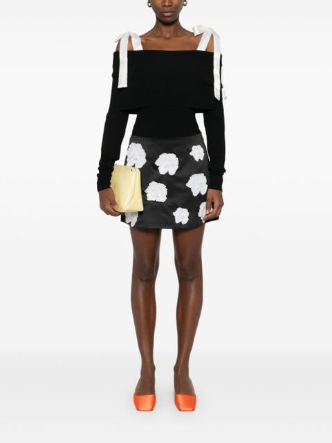 ROTATE BIRGER CHRISTENSEN off-shoulder top - Black