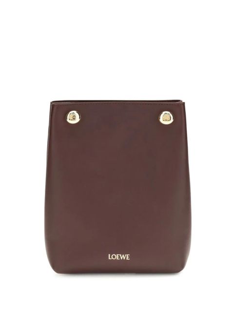 LOEWE drawstring calfskin pouch - Brown - zdjęcie produktu nr 2