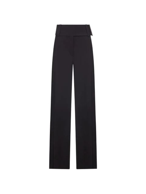 Sportmax belt wide leg trousers - Black - zdjęcie produktu nr 1