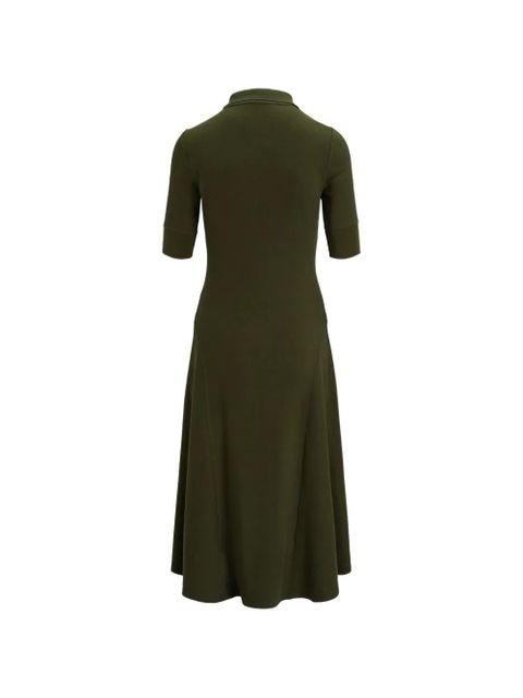 Lauren Ralph Lauren polo A-line midi dress - Green