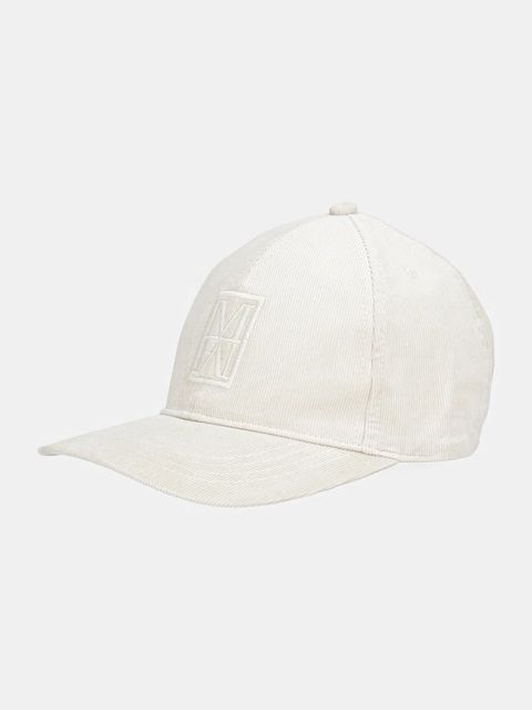 Marc O'Polo czapka z daszkiem sztruksowa kolor beżowy 508103401059 - zdjęcie produktu nr 1