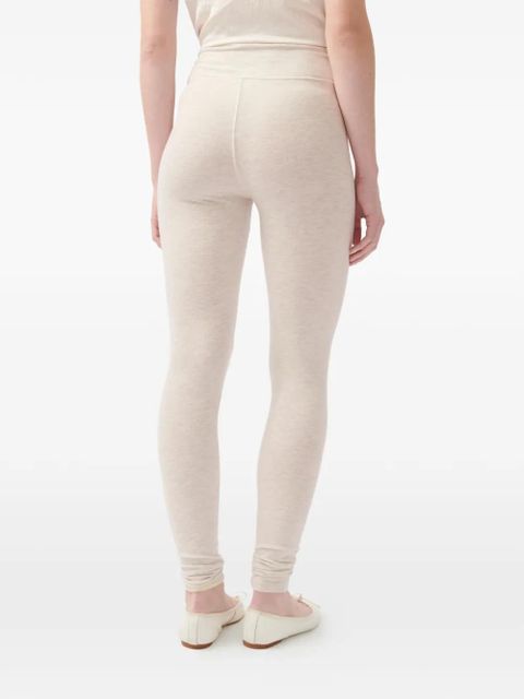 American Vintage Ypawood elasticated leggings - Neutrals
