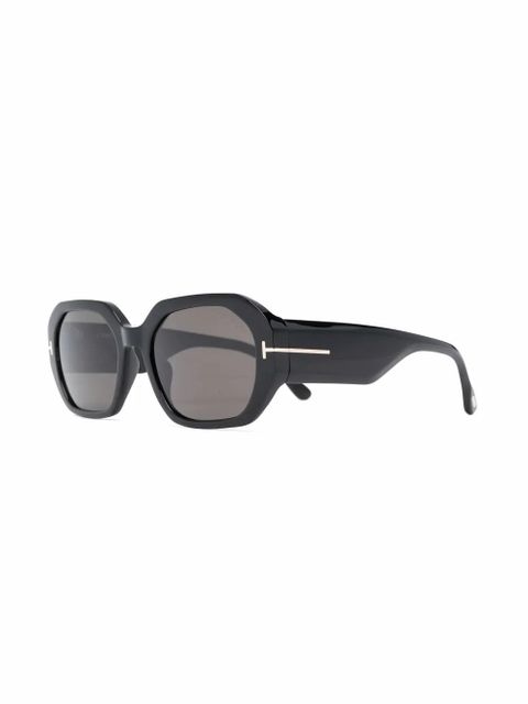 TOM FORD Eyewear Veronique rectangular sunglasses - Black - zdjęcie produktu nr 2