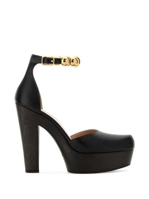 Chloé beaded leather pumps - Black - zdjęcie produktu nr 1