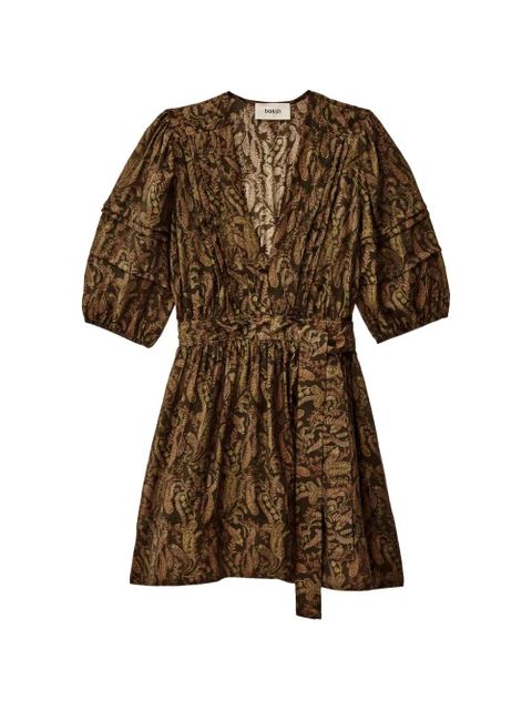 Ba&Sh Theodora paisley-print mini dress - Brown - zdjęcie produktu nr 1