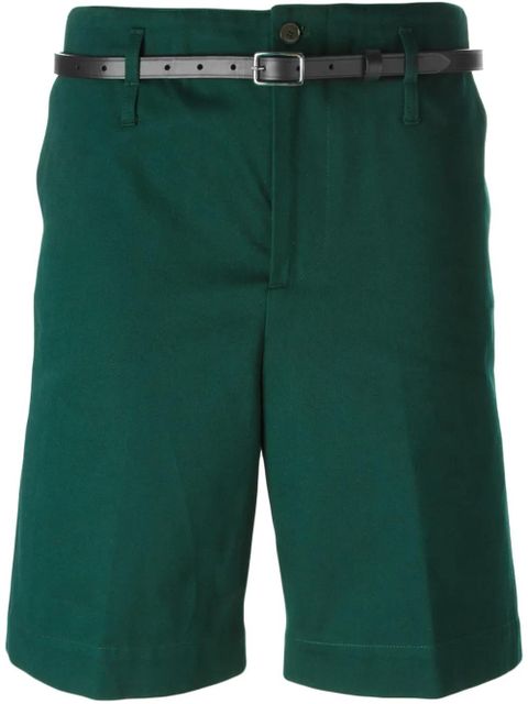 Golden Goose 'Kate' belted shorts - Green - zdjęcie produktu nr 1