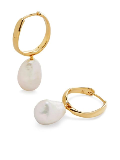 Monica Vinader 18kt gold vermeil Nura Reef hoop earrings - zdjęcie produktu nr 1