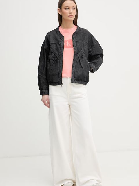 Calvin Klein Jeans t-shirt damski bawełniany - zdjęcie produktu nr 1