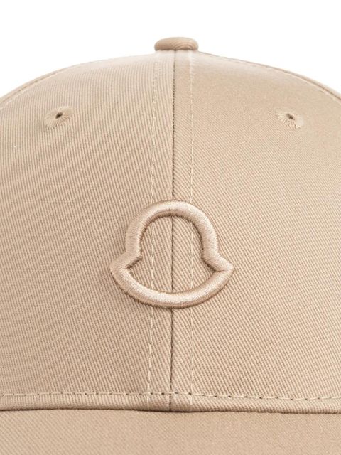 Moncler logo cap - Neutrals