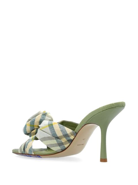 Burberry 90mm Mews Rose mules - Green