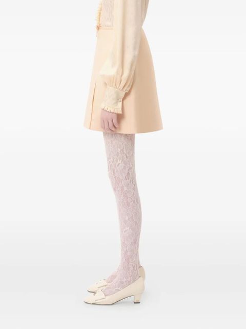 Valentino Garavani mini Crepe Couture skirt - Neutrals