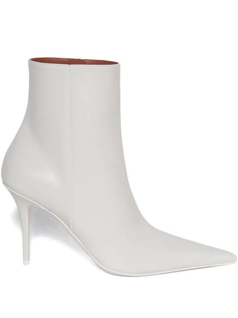 Amina Muaddi 90mm Barbara boots - White - zdjęcie produktu nr 1