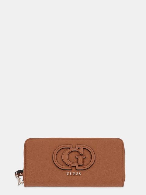 Guess portfel CALEBRA damski kolor brązowy SWBG95 36146 - zdjęcie produktu nr 1