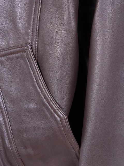 Róhe buttoned leather jacket - Brown