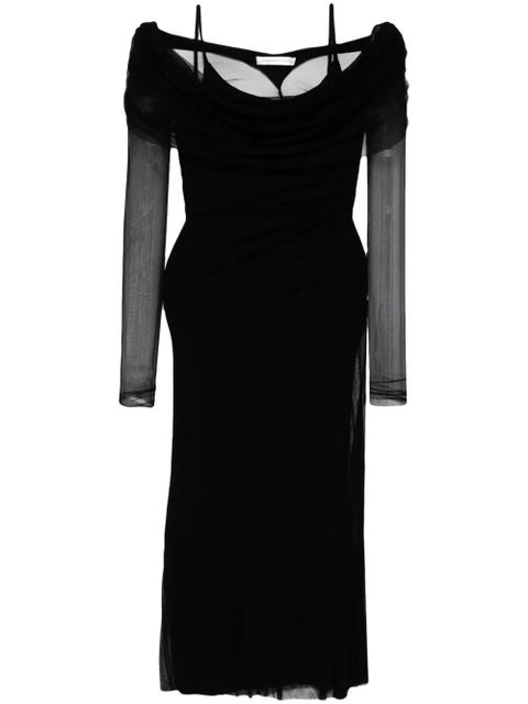 Christopher Esber Veiled dress - Black - zdjęcie produktu nr 1
