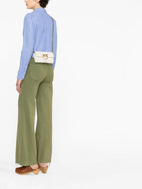 PINKO Love One quilted shoulder bag - White - zdjęcie produktu nr 2