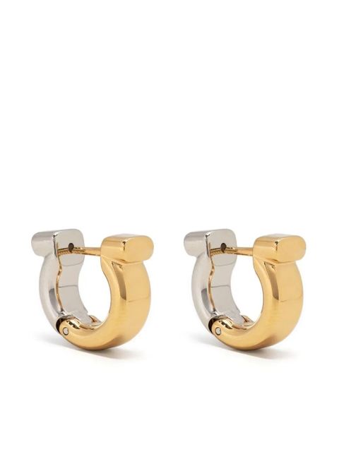 Ferragamo Gancini hoop earrings - Gold - zdjęcie produktu nr 1