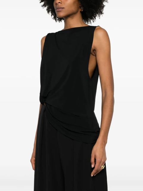 Jacquemus Le Haute Peplo top - Black