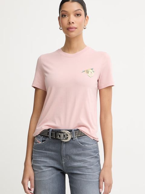 Diesel t-shirt damski bawełniany T-REG-S1 - zdjęcie produktu nr 2