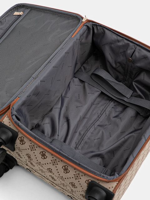 Guess walizka NEDA SMALL kolor beżowy TWJP96 54983