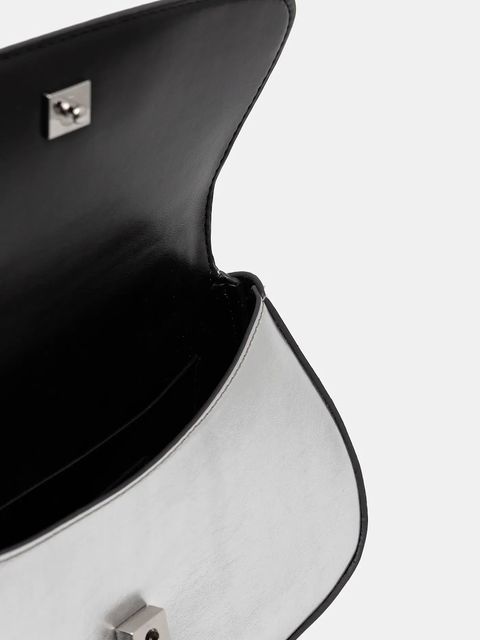 Calvin Klein torebka kolor srebrny LV04F3306G