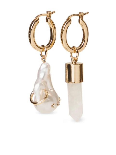 TWINSET logo earrings - Gold - zdjęcie produktu nr 1
