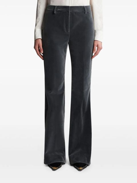 ETRO flared velvet trousers - Grey - zdjęcie produktu nr 2