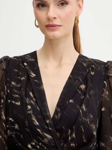 Morgan sukienka kolor czarny maxi prosta ROOD.F